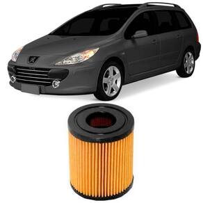 Filtro Óleo Peugeot 307 1.6 2.0 2006 A 2008 Tecfil