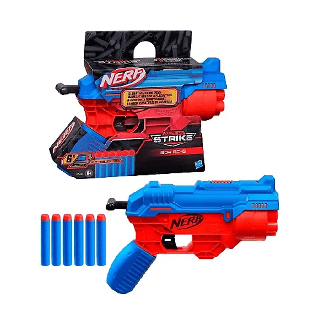 Lança Dardos Nerf Alpha Strike Claw QS-4 com 4 Dardos Fácil Recarga e Uso  F2219 - Hasbro