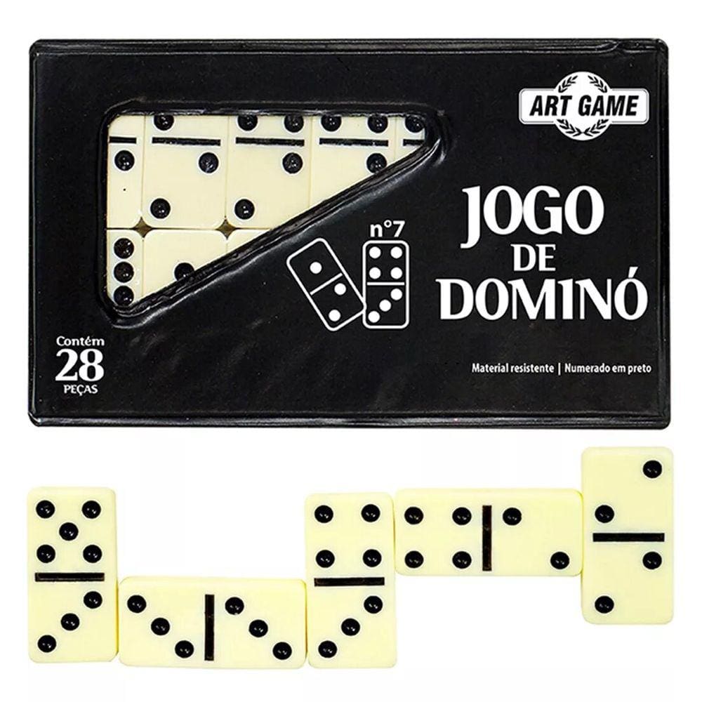 JOGO DE DOMINO ART GAME 28 PECAS N5 ZB620