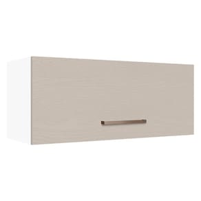 Armário Aéreo 80 Cm 1 Porta Agata Madesa Branco/crema