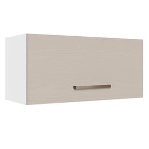 Armário Aéreo 70 Cm 1 Porta Agata Madesa Branco/crema