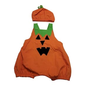Romper Luxo Halloween Abobora Menino