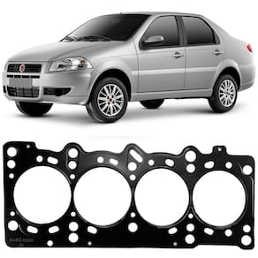 Junta Cabeçote Motor Fiat Siena 1.0 1.3 98 A 2016 Metálica