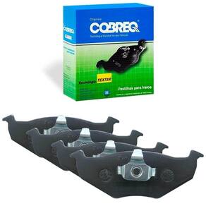 Kit Pastilha Freio Saveiro 2007 A 2018 Dianteir Bosch Cobreq