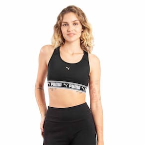 Top Mid Impact Strong 524922-01 - Preto/Branco G