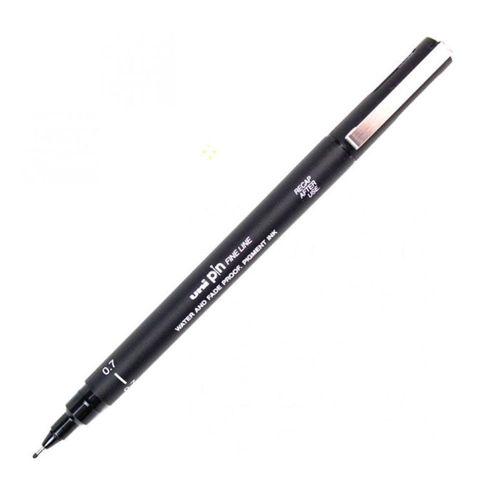 Caneta Nankin Uni Pin fine line 0.7 Preto Mitsubishi