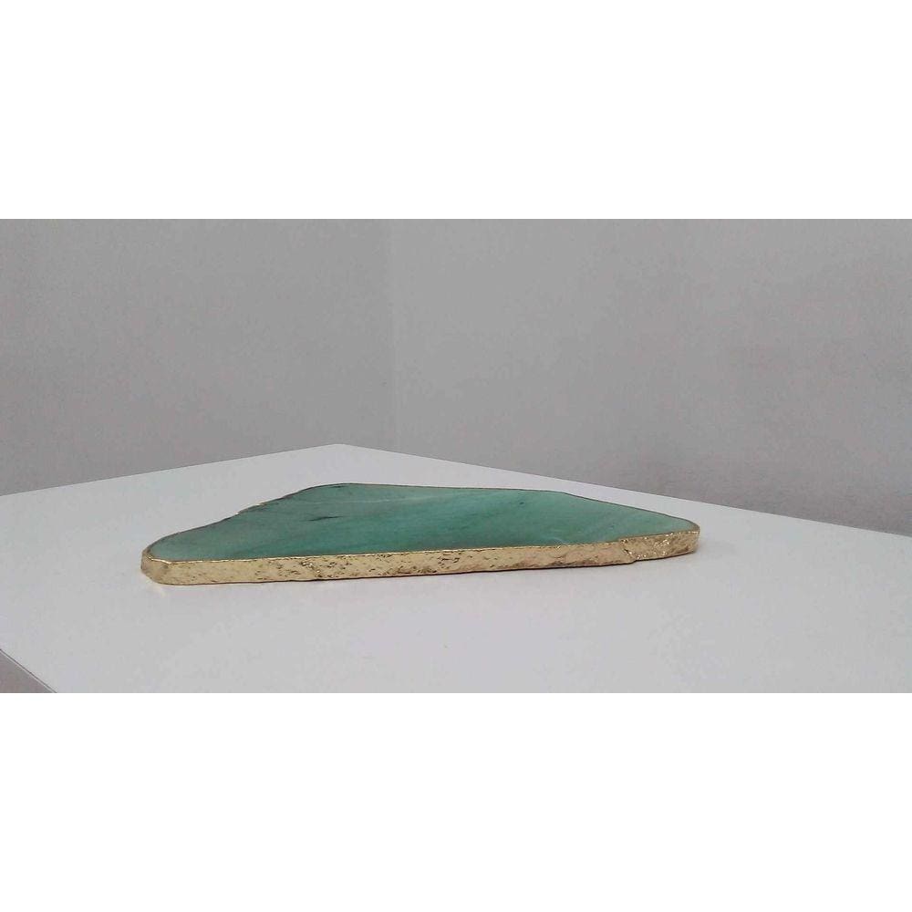 Platter Pedra Quartzo Verde 15 x 25 cm