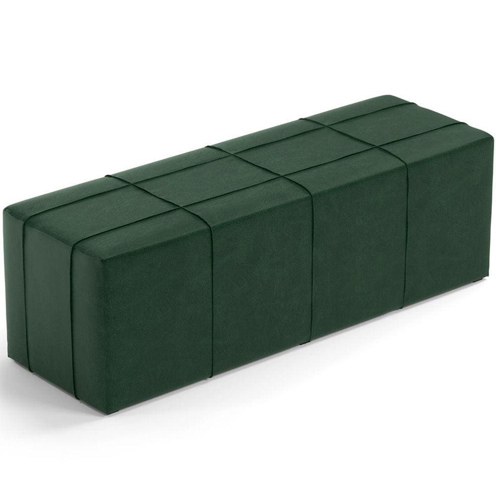 Puff Decorativo Living Sala de Estar 160 cm Roma W01 CouríssimoVerde-Lyam