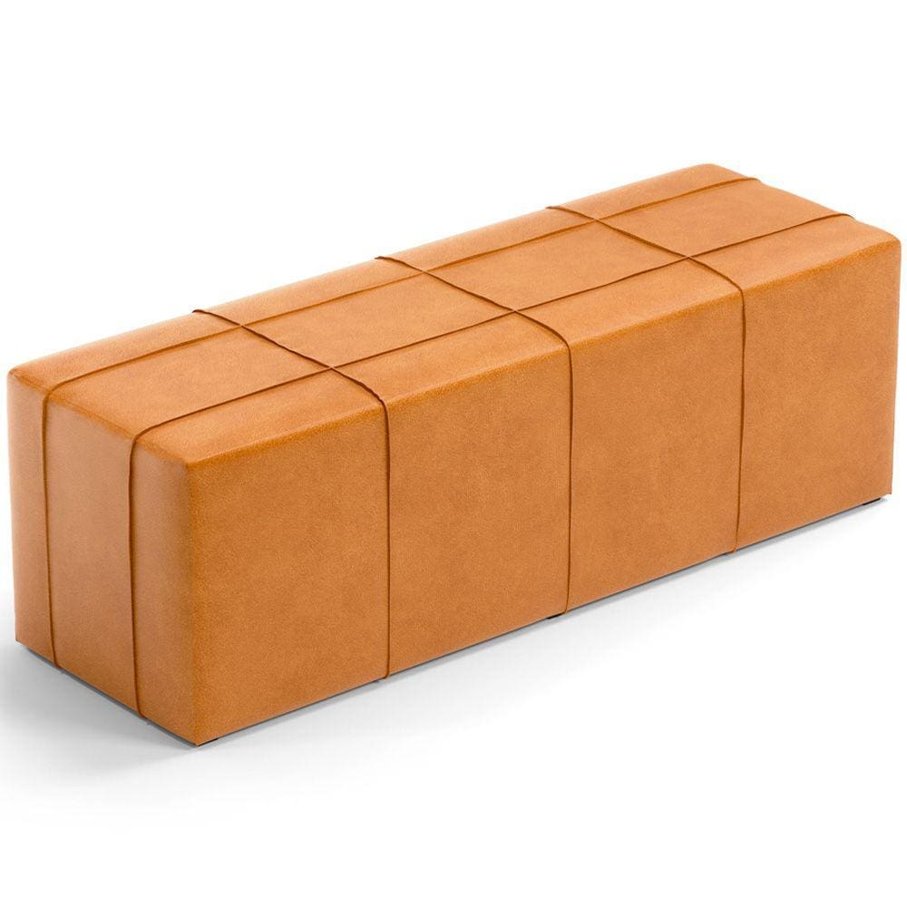 Puff Decorativo Living Sala de Estar 160 cm Roma W01 CouríssimoWhisky-Lyam