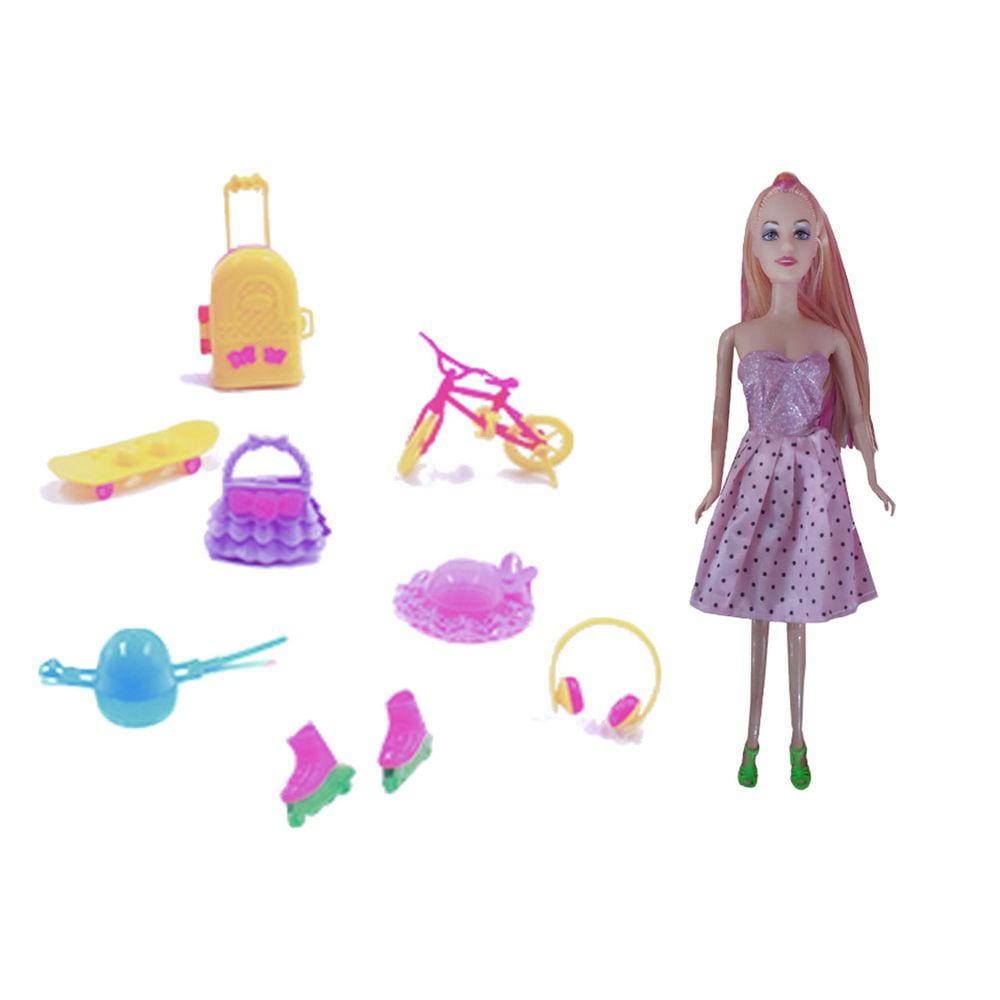 Boneca Meggie com Acessórios Premium