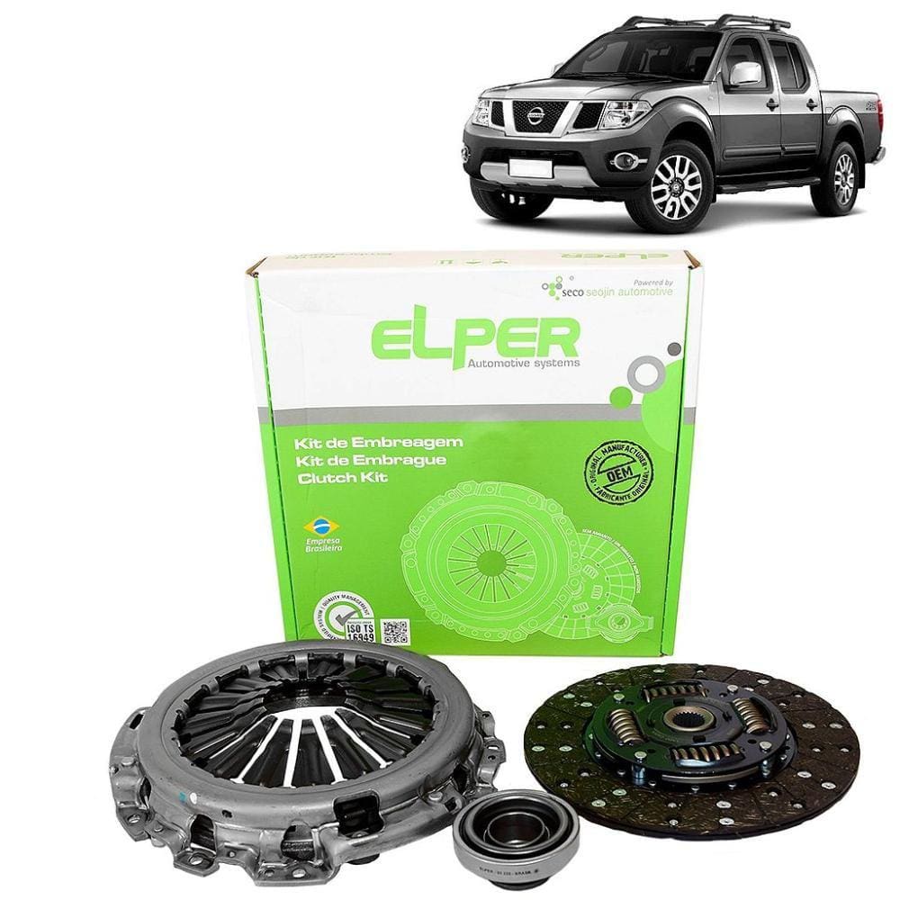 KIT EMBREAGEM 250mm 24EST NISSAN FRONTIER 2.5 SEL TURBO DIESEL 144/163CV 2007 A 2012