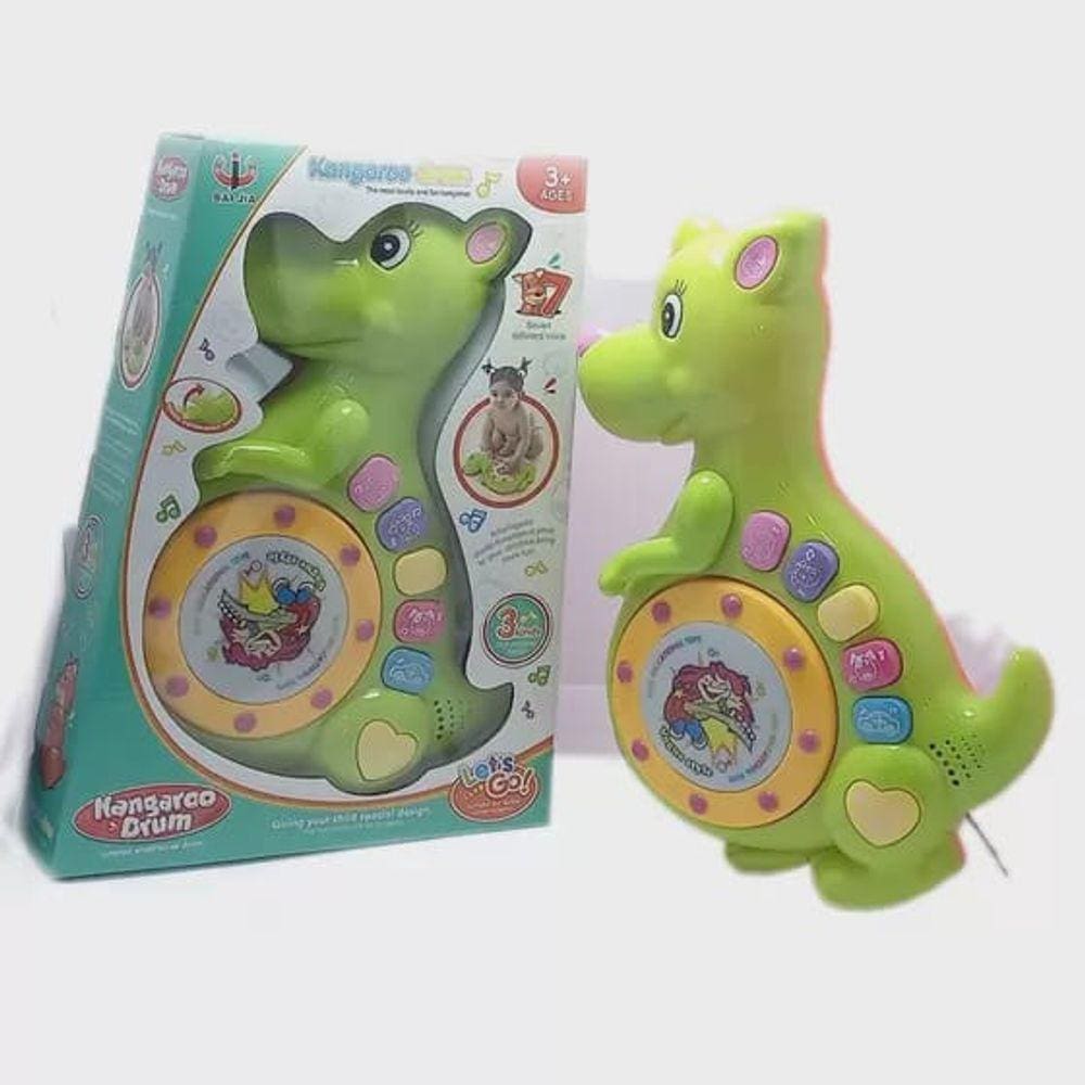 Brinquedo Infantil Pianinho Musical Fazendinha Musicas Sons de Animais luz  e alça Cor: Tambor Laranja no Shoptime