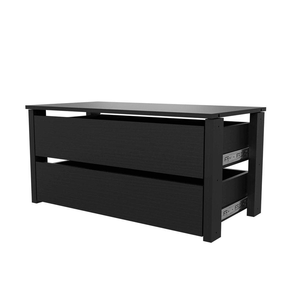 Kit Gavetas Hera 87cm Hera CabeCasa MadeiraMadeira Preto