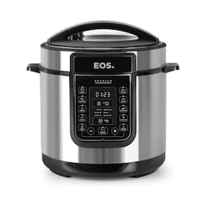 Panela De Pressão Elétrica Caçarola Multicooker Multiuso Digital Inox 6l Epp60di 127v - Eos 127v