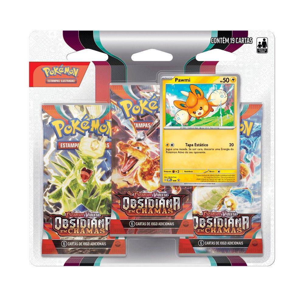 Triple Pack Pokémon Destinos Ocultos Mewtwo - Copag em Promoção na