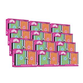 Kit 12 Unidades Baralho 1546 Neoteric Rosa Estojo Duplo