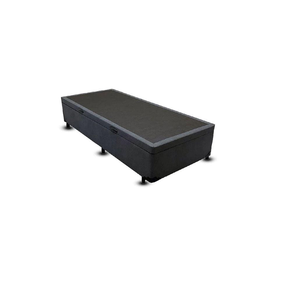 Cama Box Baú Solteirão King Linhão Preto (42x96x203)