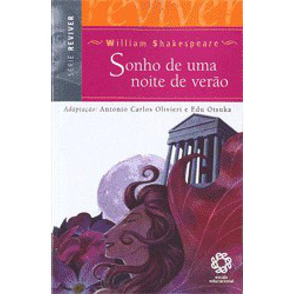 Livro Reviver Sonho De Uma Noite De Verão