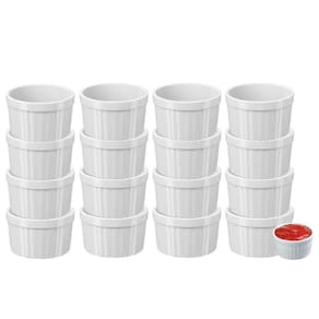 Kit16 Molheira Ramekin Potinho Pote Molho Petisco Coza 150Ml