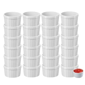 Kit24 Molheira Ramekin Potinho Pote Molho Petisco Coza 150Ml