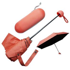 Mini Guarda Chuva Cápsula Impermeável Proteção Blackout E Uv