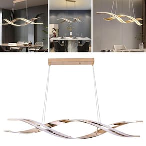 Lustre Luminaria Pendente DNA Molecular 76W Super Led Decoraçao Espiral Moderna