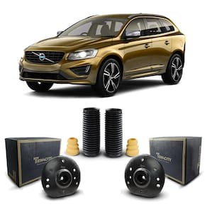 Par Coxim + Batente Coifa Dianteiro Volvo Xc60 2011 A 2017