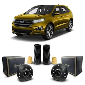 Par Coxim + Batente Coifa Dianteiro Ford Edge 2016 A 2019
