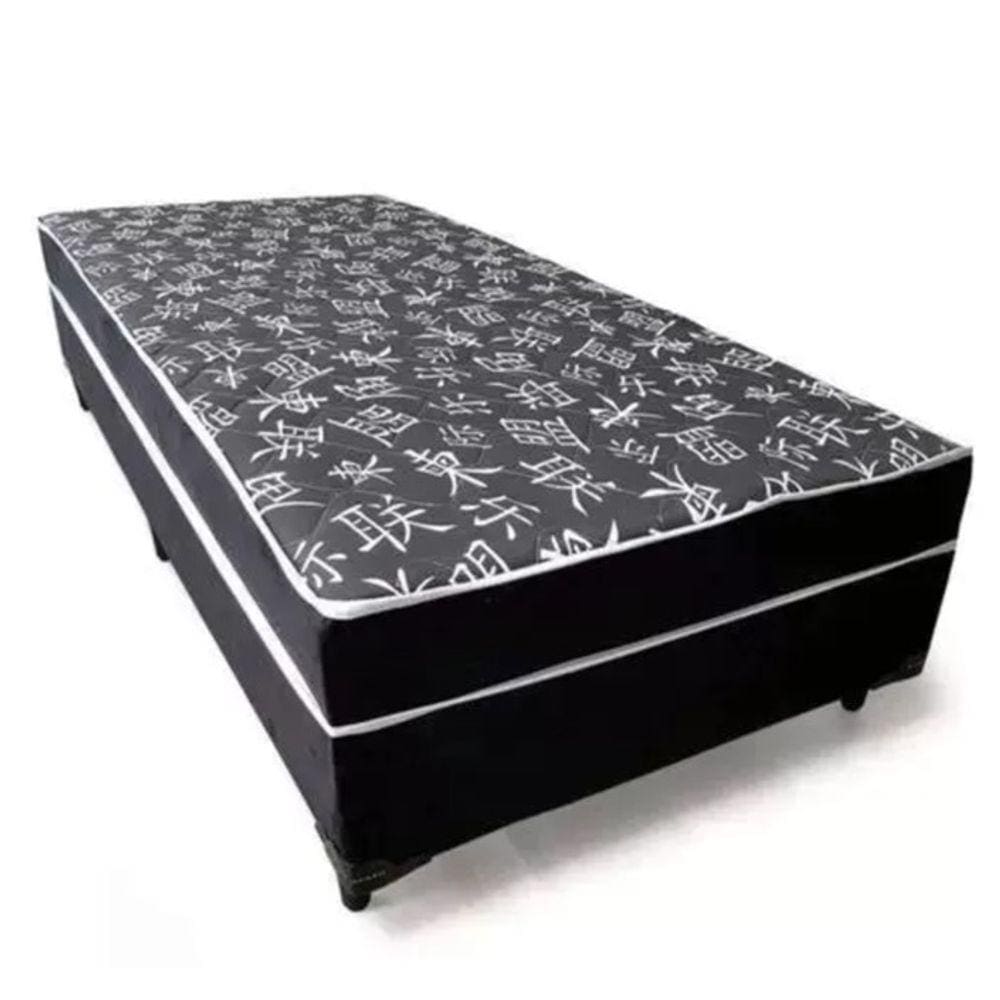 Cama Box Solteiro Conjugada Ortoped Firme - Fabrica de Tudo