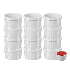 Kit12 Molheira Ramekin Potinho Pote Molho Petisco Coza 150Ml