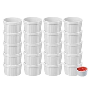 Kit20 Molheira Ramekin Potinho Pote Molho Petisco Coza 150Ml