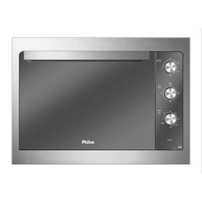 Forno Elétrico de Embutir Philco PFE47E Preto Espelhado Dupla Resistência 47 Litros
