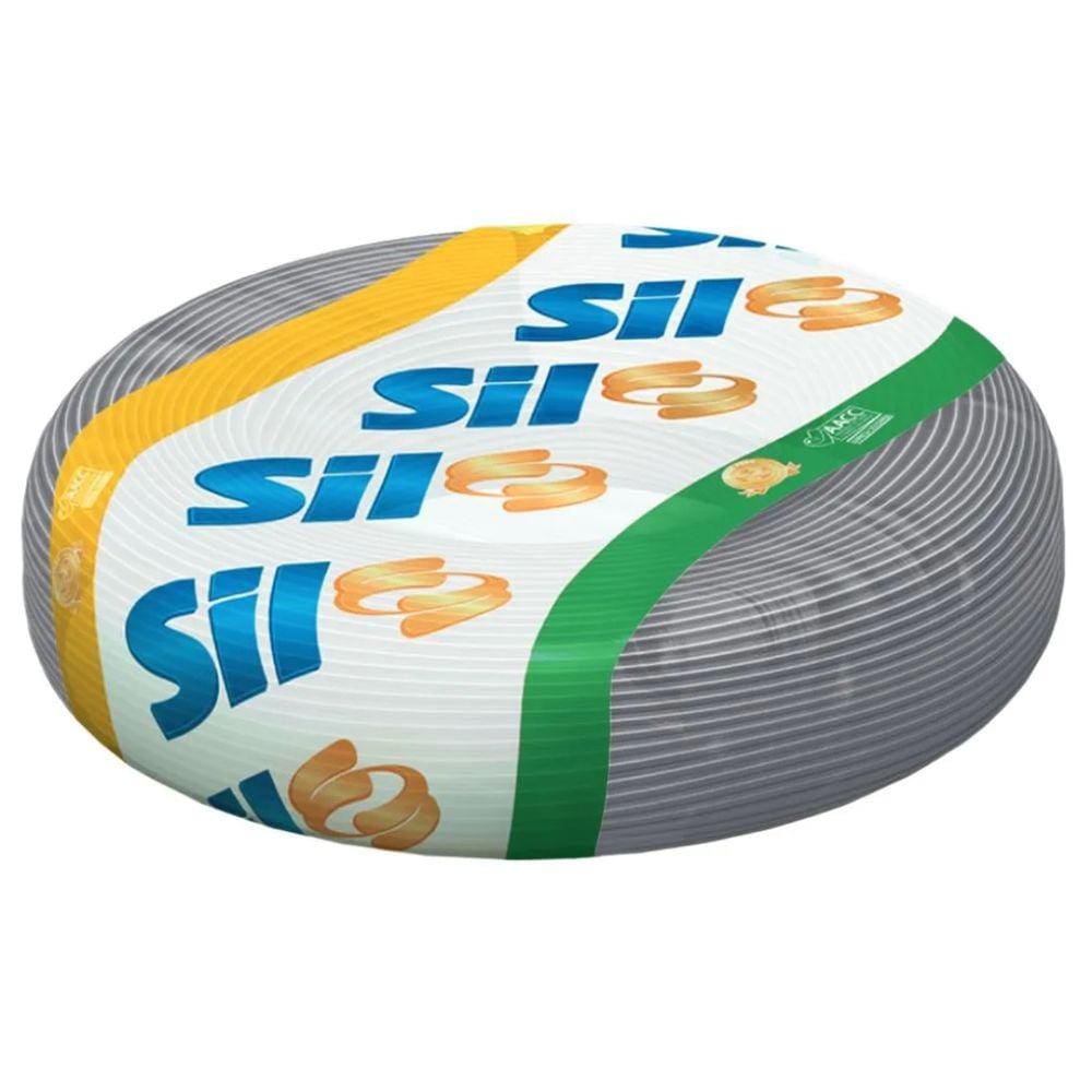 Cabo Flexivel 750V 4,0 100M Cinza Sil