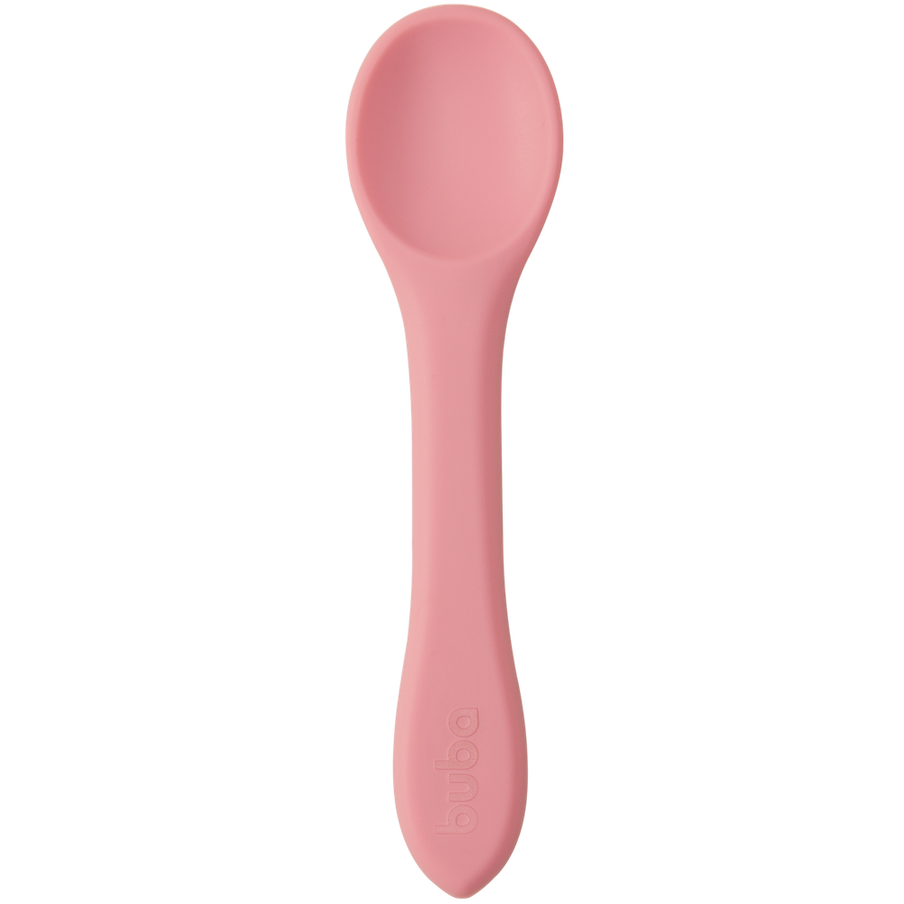 Colher Em Silicone Rosa Flexivel E Supermacia 15643 - Buba