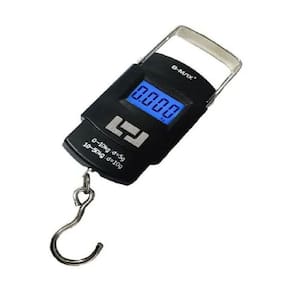 Balança Manual Portátil Digital Até 50Kg Gancho Visor Led