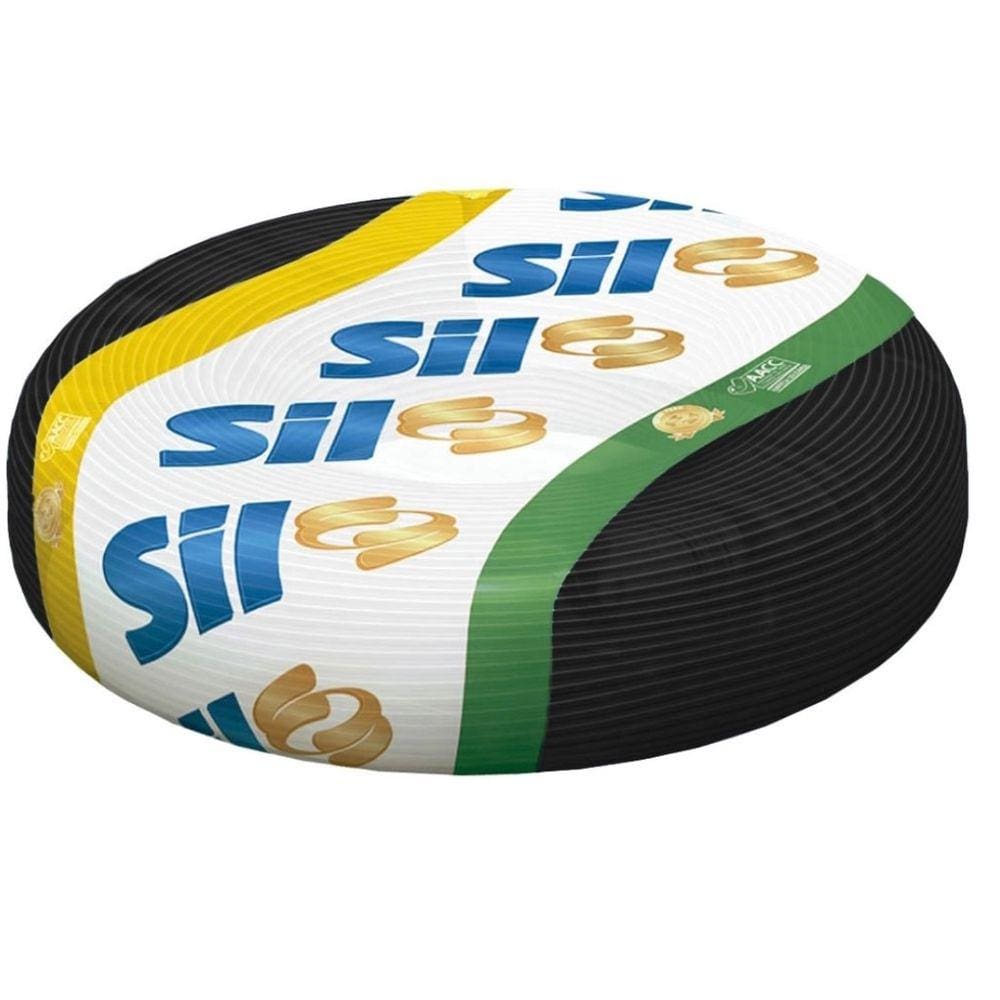 Cabo Flexivel 750V 4,0 100M Preto Sil