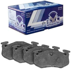 Kit Pastilha Freio Renault Clio 2000 A 2009 Traseira Bendix Syl