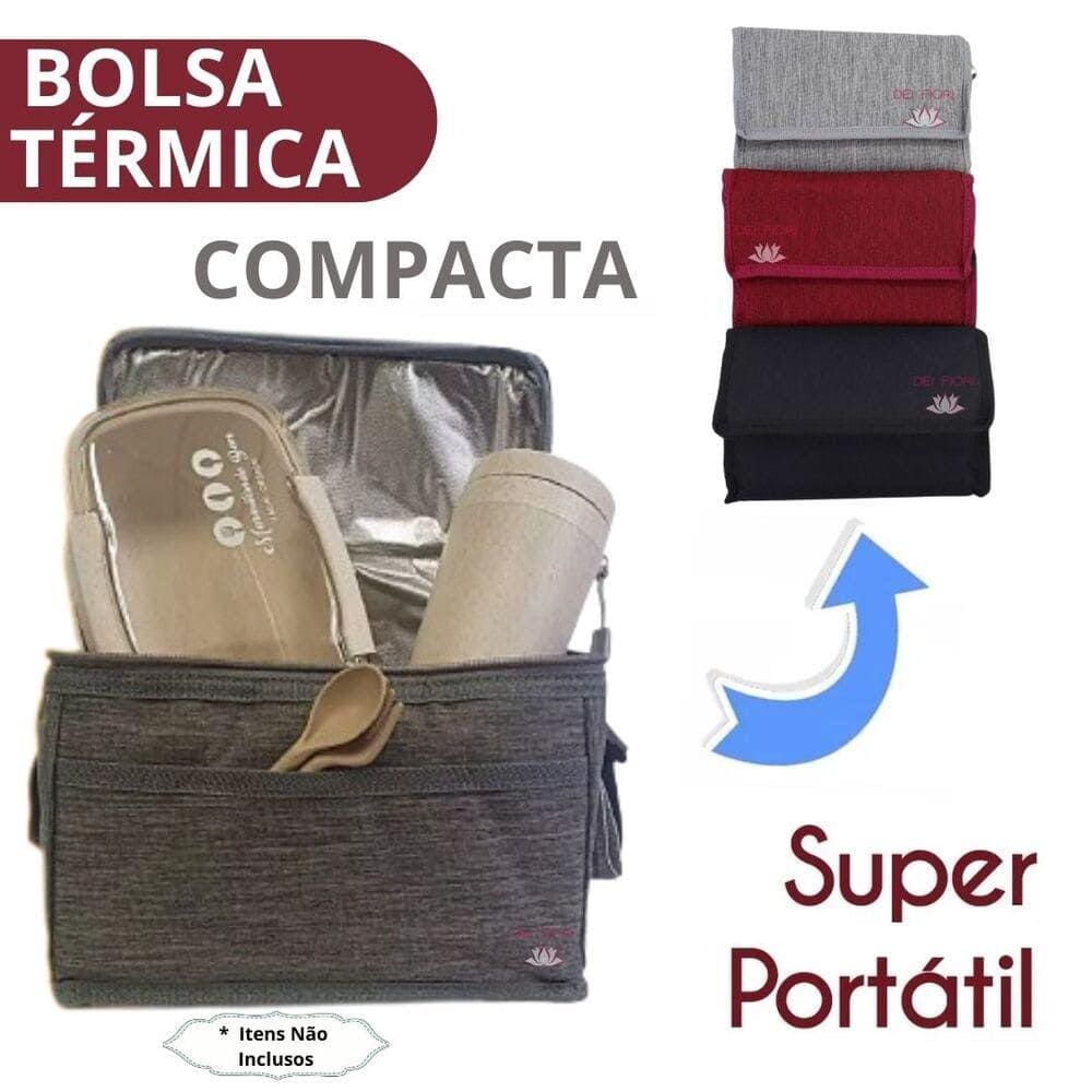 Bolsa Térmica Fitness Marmita Lancheira