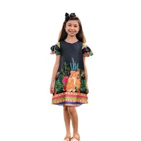 Vestido Onça preto