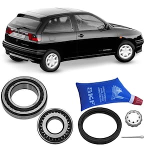 Kit Rolamento Roda Seat Ibiza 96 A 99 Traseiro Sem Abs Skf