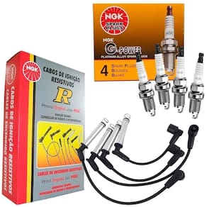 Kit Vela E Cabo Vela De Ignição Idea 1.8 2006 A 2016 Ngk