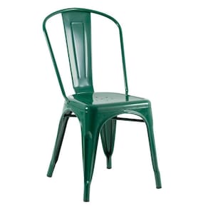 Cadeira Iron Tolix Verde Escuro Verde-escuro