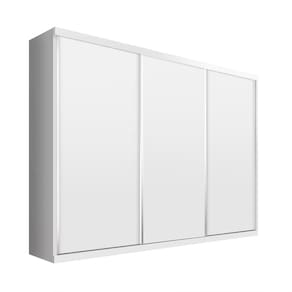 Guarda Roupa Casal 3 Portas de Correr 4 Gavetas Cronos Minastex