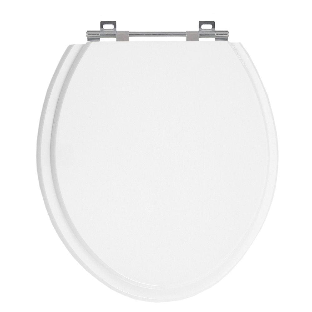 Tampa de Vaso Diamantina Branco para Marca Icasa em Madeira Laqueada 1.6Gpf 6lpf