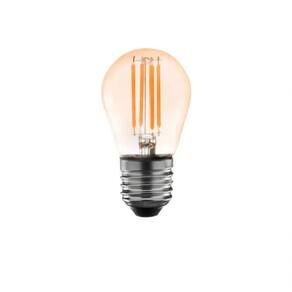 Lâmpada Led Filamento G45 4w E27 âmbar Bivolt Nordecor