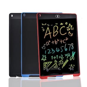 Lousa Mágica Eletrônica Tablet Tela LCD 12 Polegadas Colorida Infantil Portátil Com Caneta Para Escrever E Desenhar