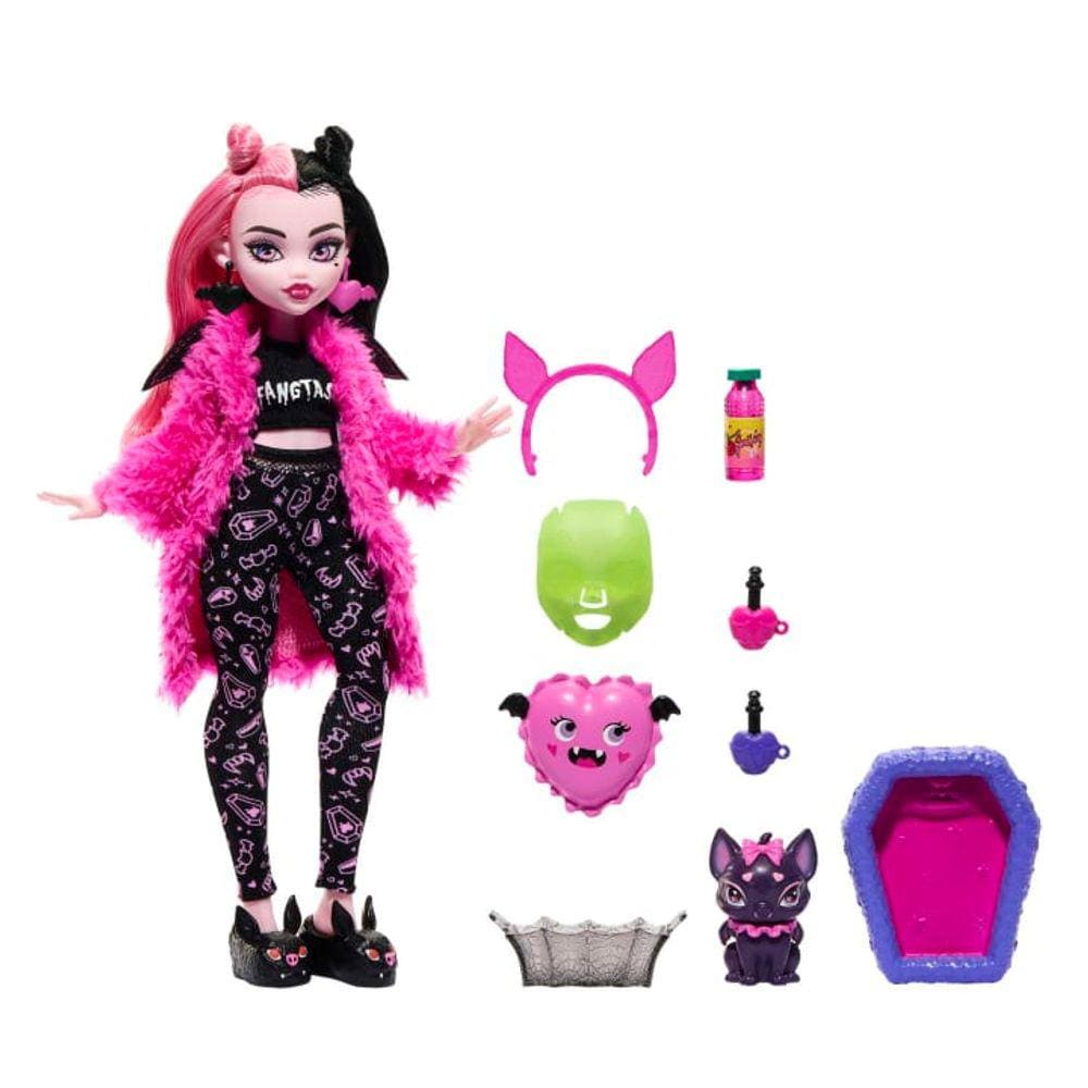 Boneca Monster High Draculaura Mattel HKY74 Pronta Entrega