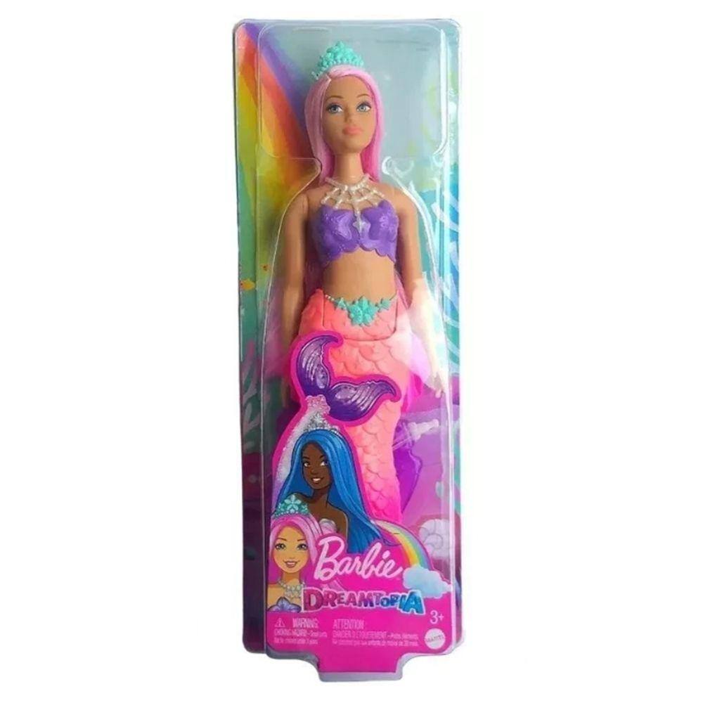 Original barbie dreamtopia crayola sereia barbie boneca brinquedos