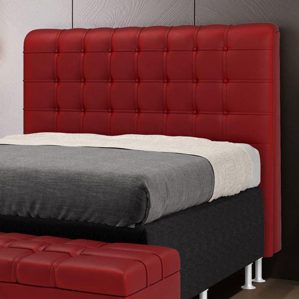 Cabeceira Rana 160 / N-033 Veludo Vermelho