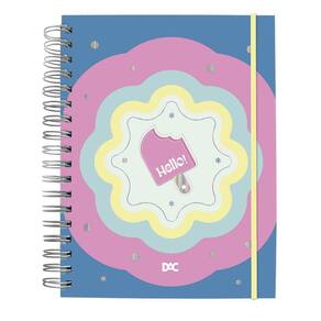 Caderno Smart Universitário Hello Picolé 80 Folhas Dac 4064